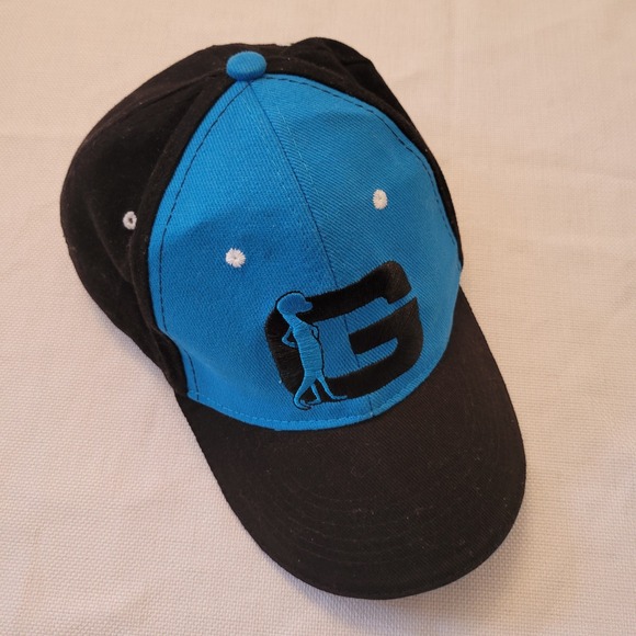 Geico Baseball Cap Blue Black Embroidered Gecko Logo Hat Gift New OS Adjustable